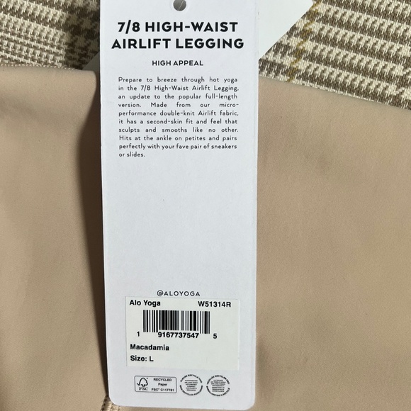 BRAND NEW Alo Airlift High Waist 7/8 Leggings - Picture 4 of 9